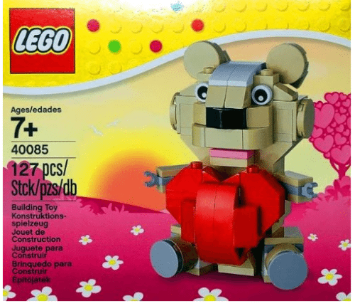 LEGO Teddy Bear Valentines Set