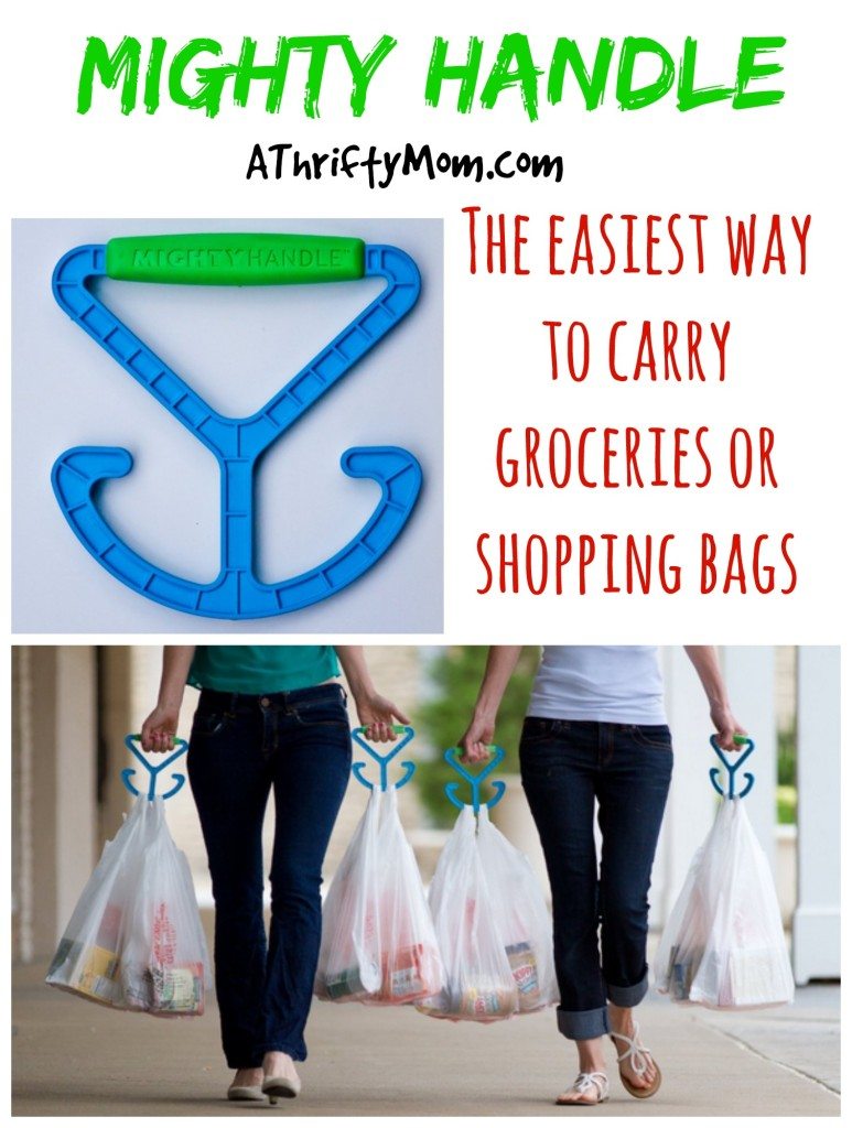 Mighty Handle 2pk - The Easiest Way to Haul Multiple Bags and Groceries - A Thrifty Mom