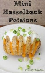 Mini Hasselback Potatoes, Game Day Recipe Ideas, baked potatoes in a whole new way. Easy Recipes for Game day
