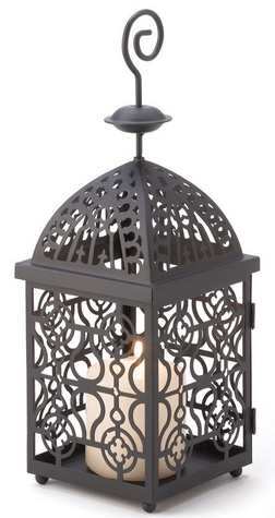 Morrocan Birdcage Iron Candle Holder Hanging Lantern #HomeDecorForLess