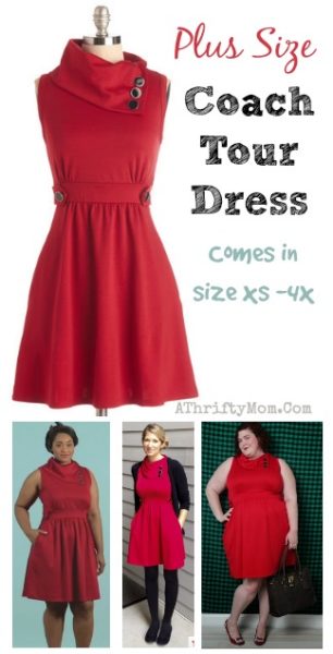 Plus Size Fashion Deals, LOVE THIS red dress from modcloth, Comes in size xs up to 4X,  Red Dress Plus Size