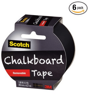Scotch Chalkboard Tape 6pk On Sale #Crafty