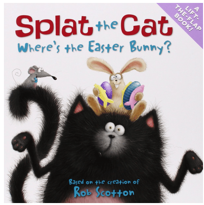 Splat the Cat Where's the Easter Bunny - Easter Books for Kids - AThriftyMom