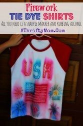 Tie-dye-Shirts-with-sharpie-markers-make-Fire-Work-shirts-for-the-4th-of-July-all-you-need-is-a-sharpie-and-a-spraybottle-TieDie-DIY-Crafts-Kids-