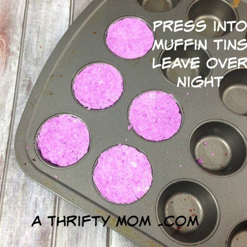 how to make bath bombs in muffin tins