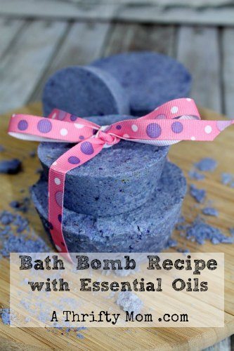 Bath Bombs recipe with essential oils