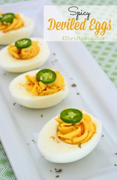 The Best Spicy Deviled Eggs Recipe ~ Finger Food