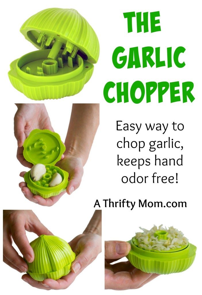 The Garlic Chopper - Easy Way to Chop Garlic and Keep Your Hands Odor Free - Must-Have Kitchen Gadget - A Thrifty Mom