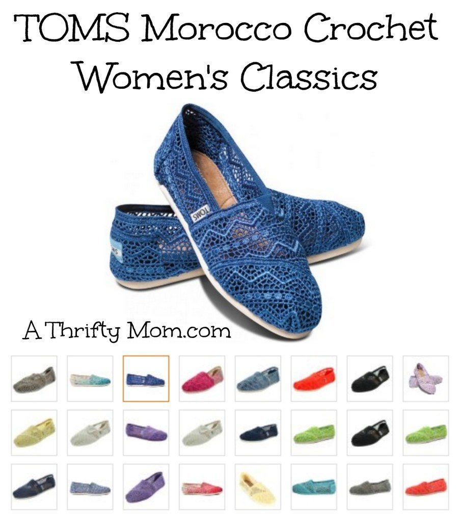 Toms Morocco Crochet Women's Classics - Lots of Pretty Colors for Spring - A Thrifty Mom
