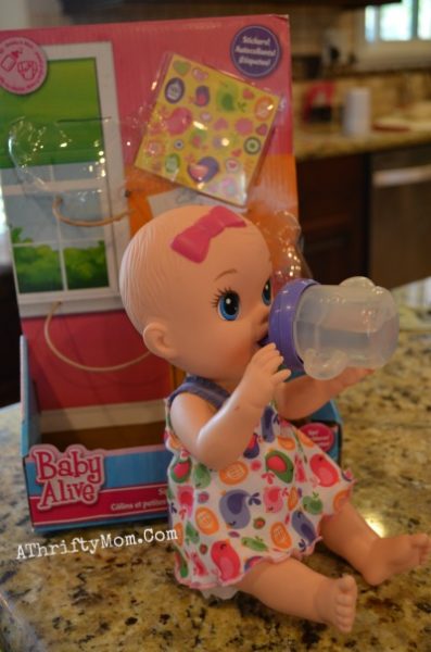 Baby Alive Sips 'N Cuddles Baby Doll, Styles May Vary