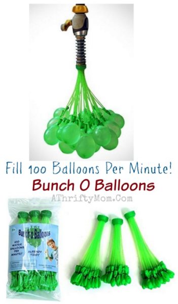 Bunch O Balloons fill 100 water balloons in one minute, summer party ideas, summer hacks, water games, FREE shipping
