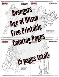 Free Printable Coloring Pages Avengers Age of Ultron free coloring book
