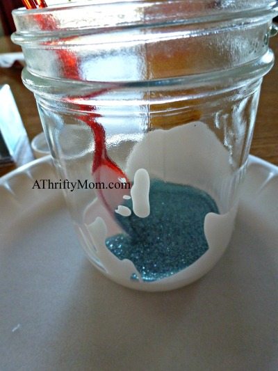 Glitter jar diy, inspired by Cinderella, glitter, glitter jar, diy, craft, thrifty craft idea, thrifty gift, quick craft, easy gift idea, glitter diy, mother's day gift idea, diy vase