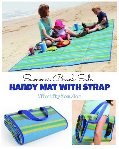 Handy Mat with Strap, Beach Bag that turns into a mat, perfect for beach picnics or laying out to get some sun, summer sale