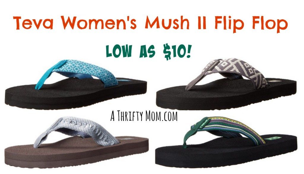 Teva Womens Mush Flip Flops Low as $10 - A Thrifty Mom