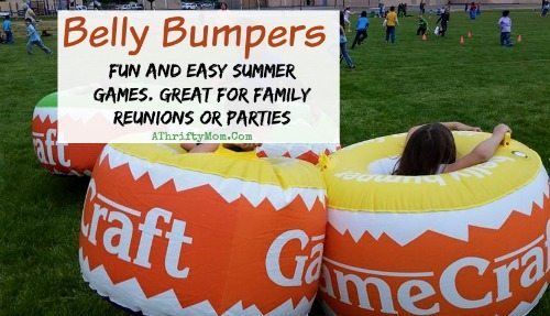 belly bumpers, FUN summer games for kids, field day games for kids, perfect for family reunions or summer picnics