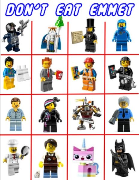 lego movie don't eat pete, party games, lego party, free printable, printable party games