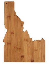 Idaho, bamboo cutting board, cutting board, bamboo, state pride