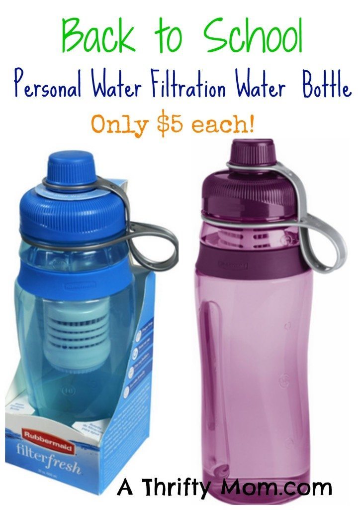 Back To School Deal - Rubbermaid Personal Water Filtration Water Bottle - A Thrifty Mom