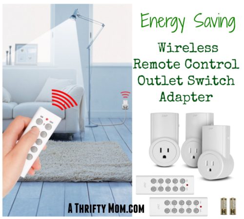 Energy Saving Wireless Remote Control Electrical Outlet Switch for Your Home - A Thrifty Mom