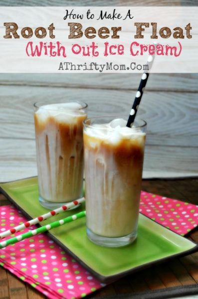 How-to-make-a-Root-Beer-Float-With-Out-Ice-Cream-Root-Beer-Float-with-fewer-calories-RootBeer-Float-Recipe-Drinks-