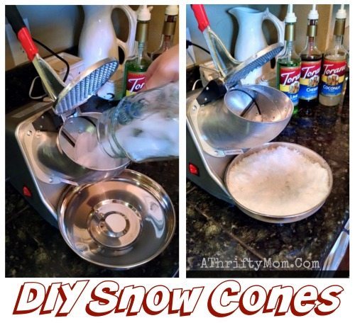 How to make your own homemade SNOW CONES, DIY Shaved Ice just like the snow cone shack at home, great for parties or bbq