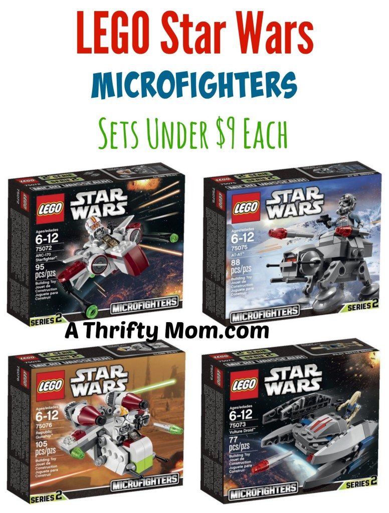 LEGO Star Wars Microfighters Sets Under 9 Buck Each - A Thrifty Mom