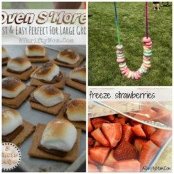 Oven S'Mores, Fruit loops, freezing strawberries