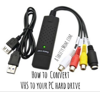 convert VHS to pc hard drive