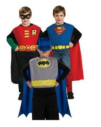 superhero dress up, superhero costume, batman, robin, superman, kids dress up, amazon, amazon deals
