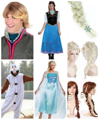 Disney Frozen Halloween Adult Costumes on sale