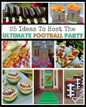 Football party Ideas for the ULTIMATE FOOTBALL PARTY, Food, decorations, drinks, and more, Superbowl party, NFL Night, GameDay made easy, NFL
