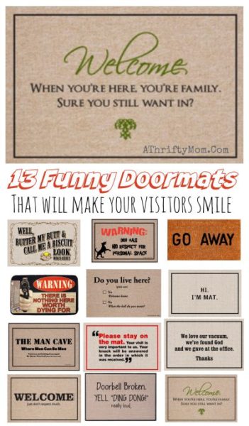 Funny welcome mats,  Silly Doormat that will make youre guest smile, make a great gift for someone who knows how to laugh or is mean as heck lol, gag gift