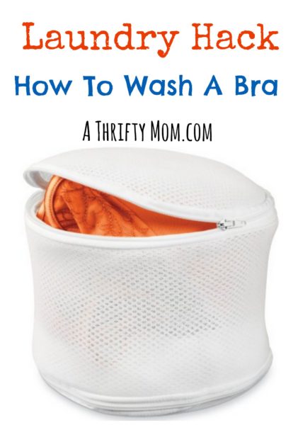 Laundry Hack - How to Wash a Bra - A Thrifty Mom