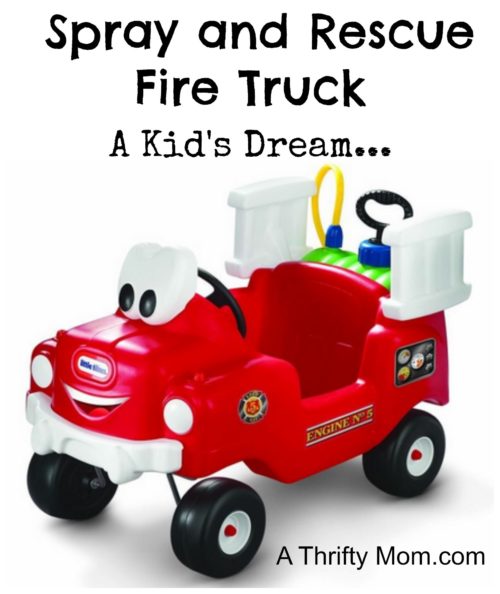 Little Tikes Spray and Rescue Fire Truck- A kids dream