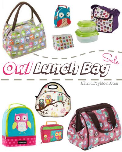 Owl insulated lunch bag for teens, Water proof Owl Lunch Box,  Back to school, school lunch box for tweens and teens