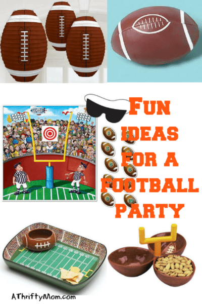 fun ideas for a football party, young and old, party ideas, football party, tailgate party, superbowl party, kids party, fun party ideas