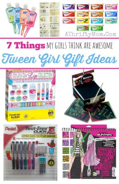 Gift ideas for tween girls for christmas or brithdays, girl gift ideas or stocking stuffers some of these ideas might surprise you