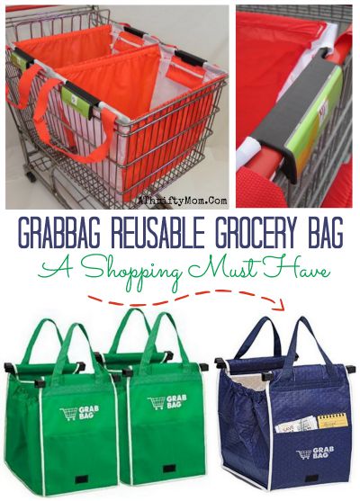 Grabbag Grab Bag Reusable Grocery Bag, shopping must haves, best bag ever for shopping