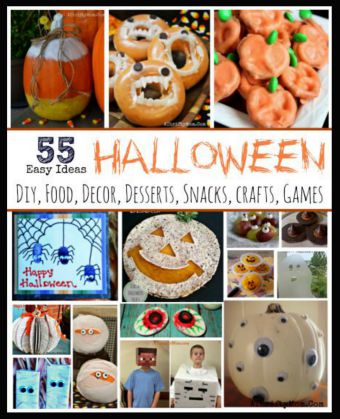 Halloween ideas made EASY, Halloween crafts recipes decor and more all SUPER EASY, SImple Halloween party ideas, Healthy Halloween recipes, side