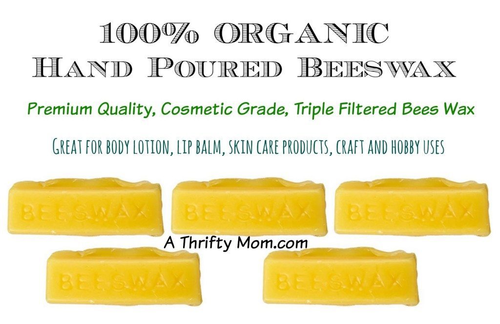 Organic Hand Poured Beeswax - Premium Quality, Cosmetic Grade, Triple Filtered Bees Wax