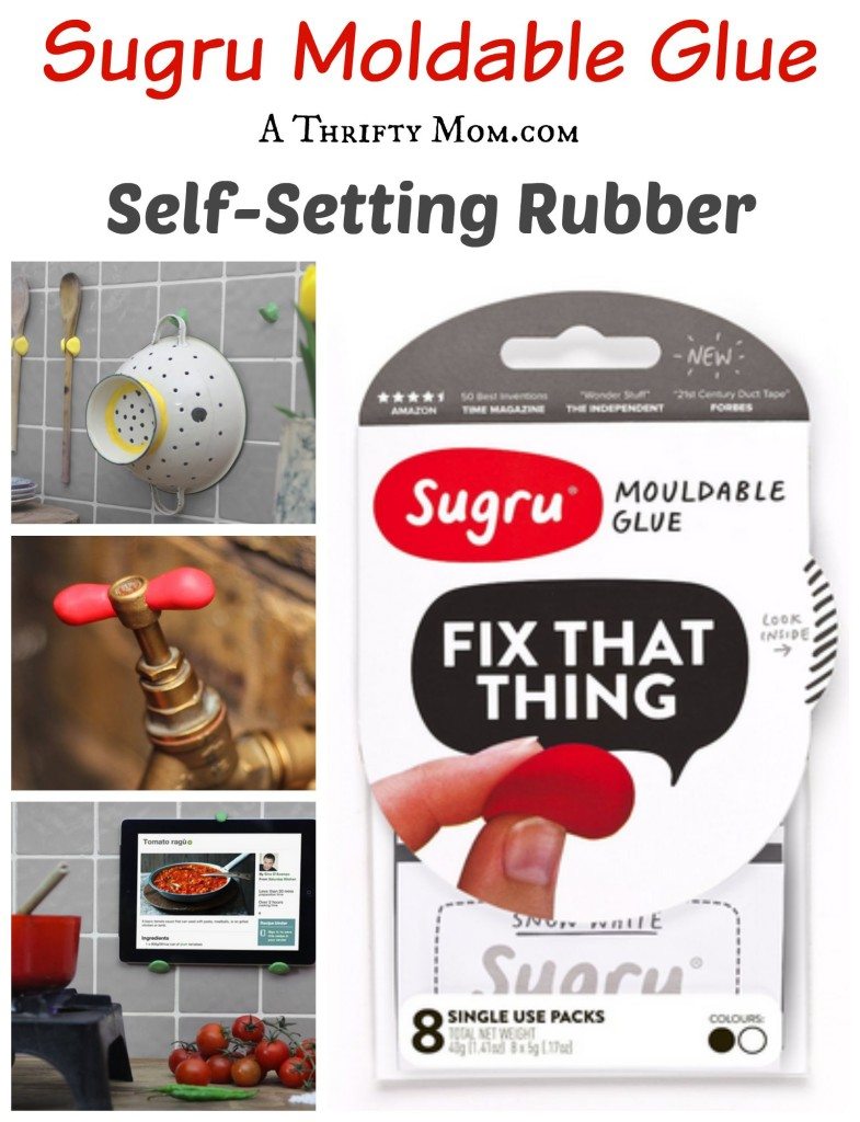 Sugru Moldable Glue - Self Setting Rubber, So You Can Fix That Thing