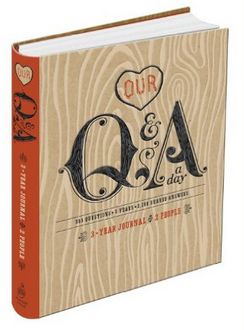 q and a for couples, q and a journal, 3 year journal, wedding gift idea, gift idea