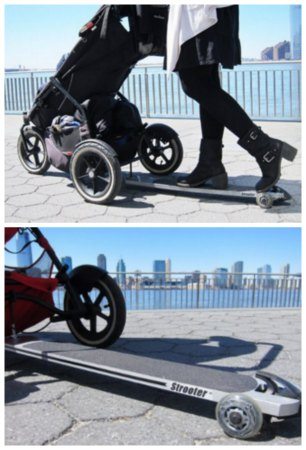scooter stroller attachment