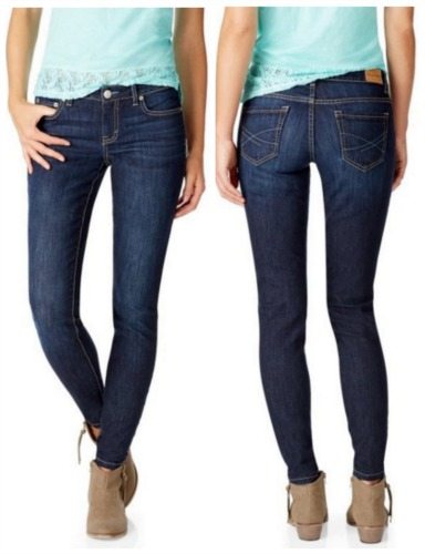 Aeropostale Women's Skinny Core Dark Wash Jean