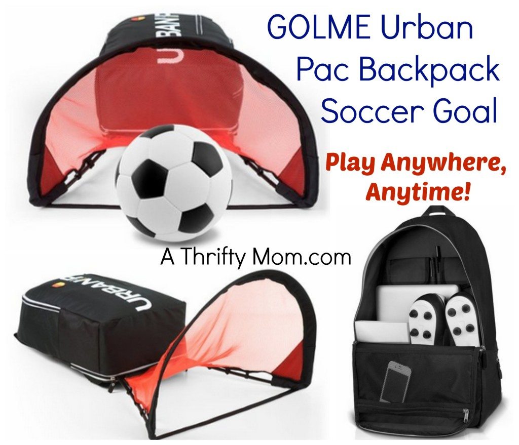 GOLME Urban Pac Backpack Soccer Goal - Play Anywhere Anytime
