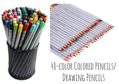 48color Colored Pencils Drawing Pencils, gift ideas for tweens or teens who like to draw