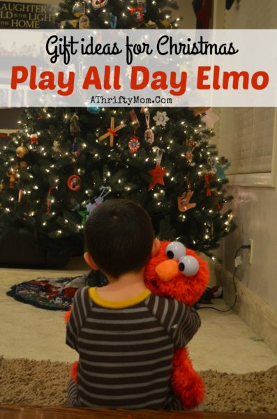 Play all day Elmo review, gift ideas for kids for Christmas, toddler gift ideas