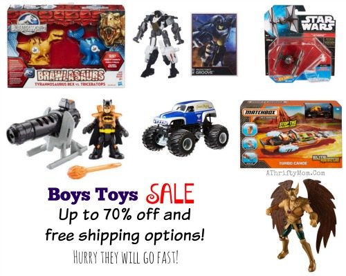 boys toys sale, up to 70 percent off and free shipping options, time to stock up for sure