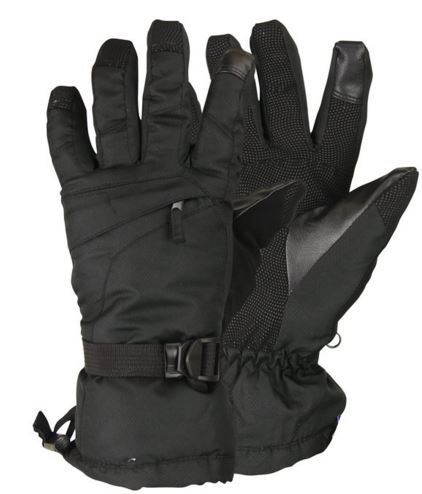 snow gloves with heaed pocket